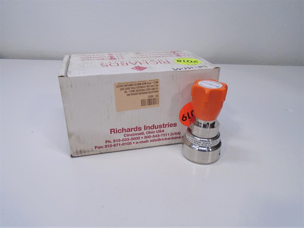 LowFlow 1/2" NPT Pressure Regulator JR-050-6L, Stainless Steel, 3600 - 4000 PSI